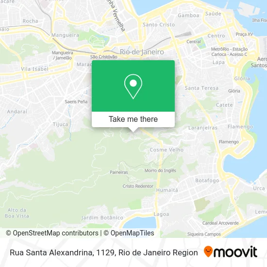 Rua Santa Alexandrina, 1129 map