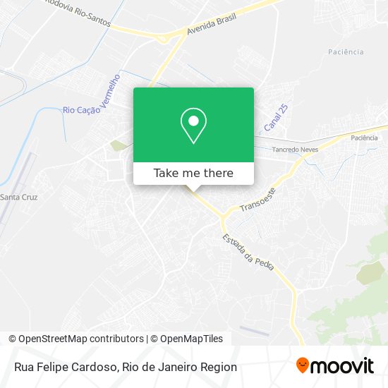 Rua Felipe Cardoso map