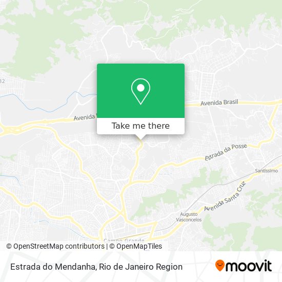 Estrada do Mendanha map
