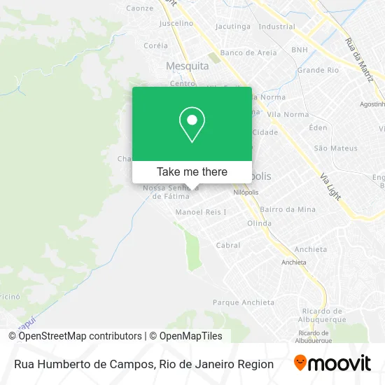 Rua Humberto de Campos map