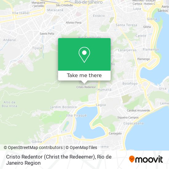How To Get To Cristo Redentor Christ The Redeemer In Santa Teresa By Bus Or Metro Moovit
