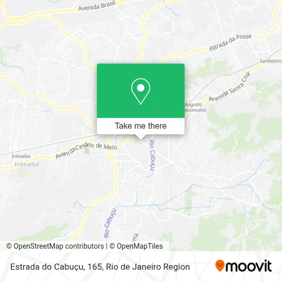 Estrada do Cabuçu, 165 map