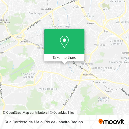 Rua Cardoso de Melo map