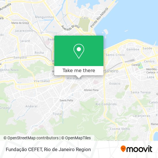 Mapa Fundação CEFET