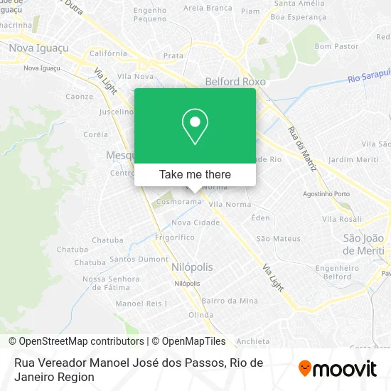 Rua Vereador Manoel José dos Passos map