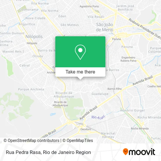 Rua Pedra Rasa map
