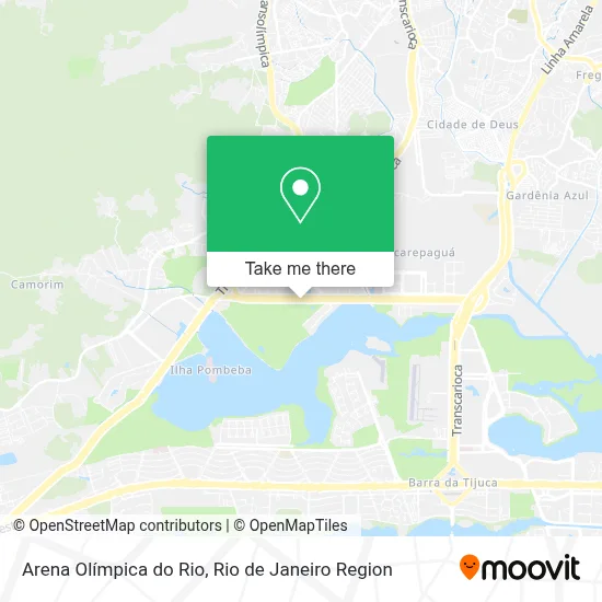 Arena Olímpica do Rio map