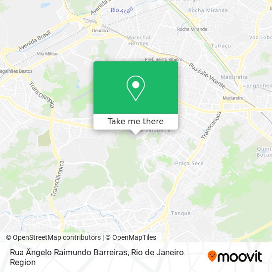 Mapa Rua Ângelo Raimundo Barreiras