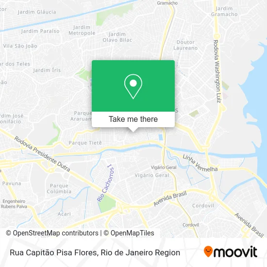 Rua Capitão Pisa Flores map