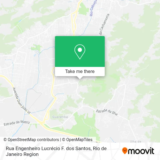 Rua Engenheiro Lucrécio F. dos Santos map