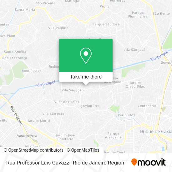 Rua Professor Luís Gavazzi map