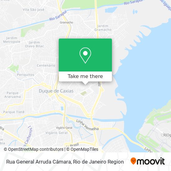 Rua General Arruda Câmara map