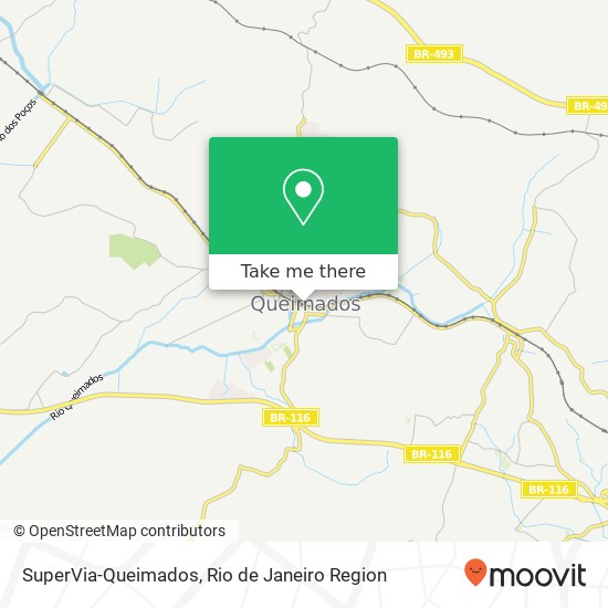 SuperVia-Queimados map