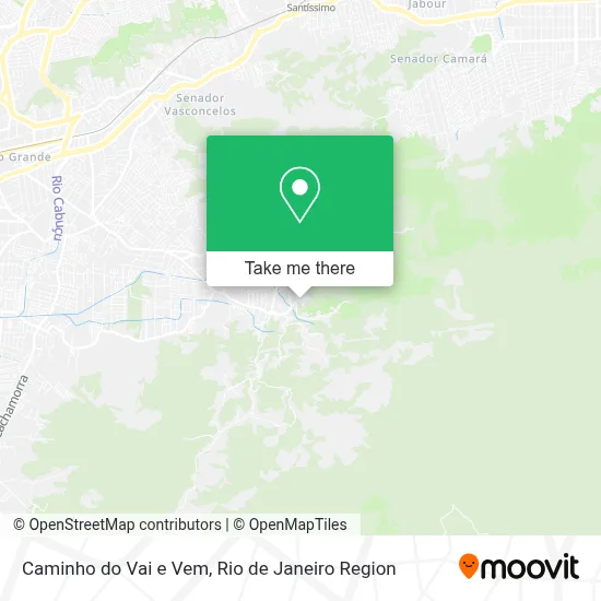 Caminho do Vai e Vem map
