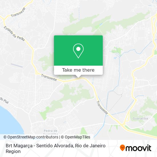 Brt Magarça - Sentido Alvorada map