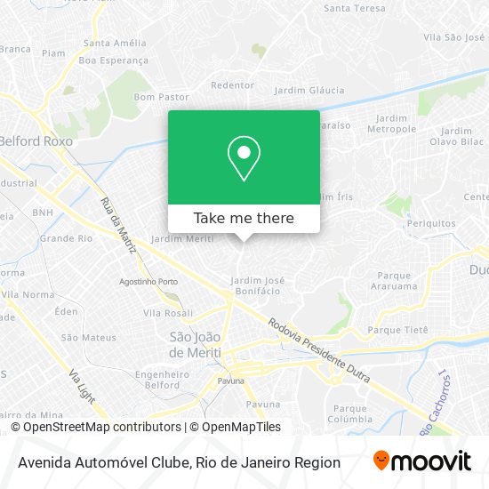 Avenida Automóvel Clube map