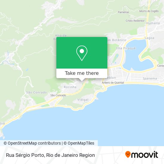 Rua Sérgio Porto map
