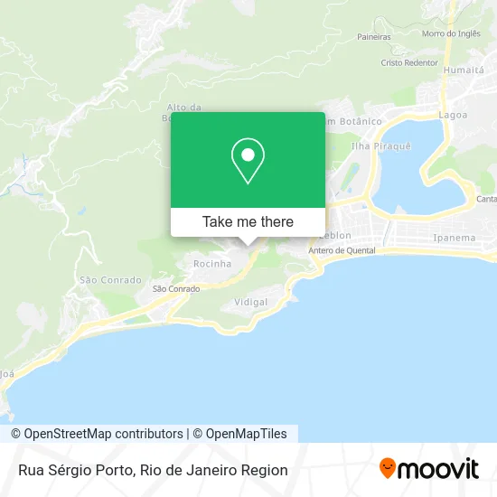 Rua Sérgio Porto map