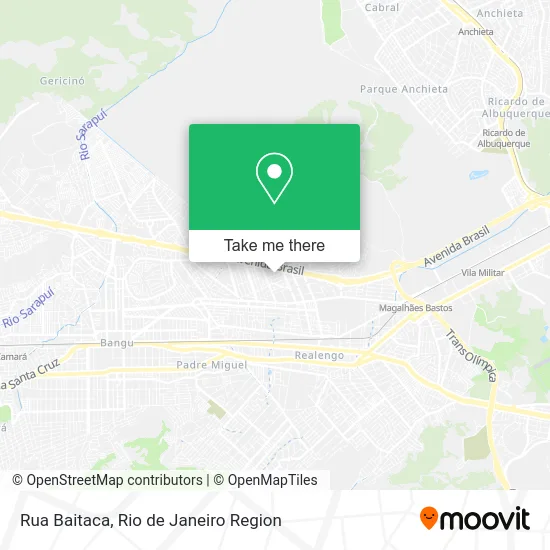 Rua Baitaca map
