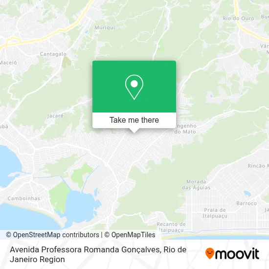 Avenida Professora Romanda Gonçalves map