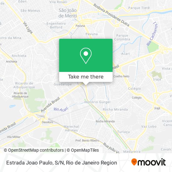 Estrada Joao Paulo, S/N map