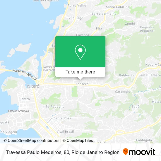 Travessa Paulo Medeiros, 80 map