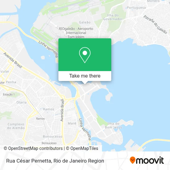 Rua César Pernetta map