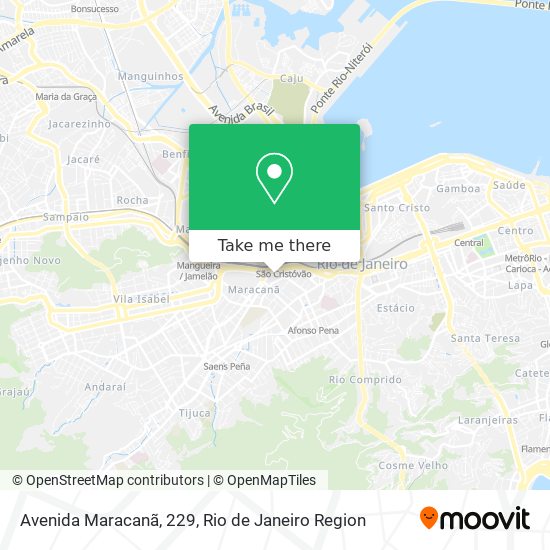 Mapa Avenida Maracanã, 229
