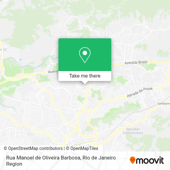 Rua Manoel de Oliveira Barbosa map