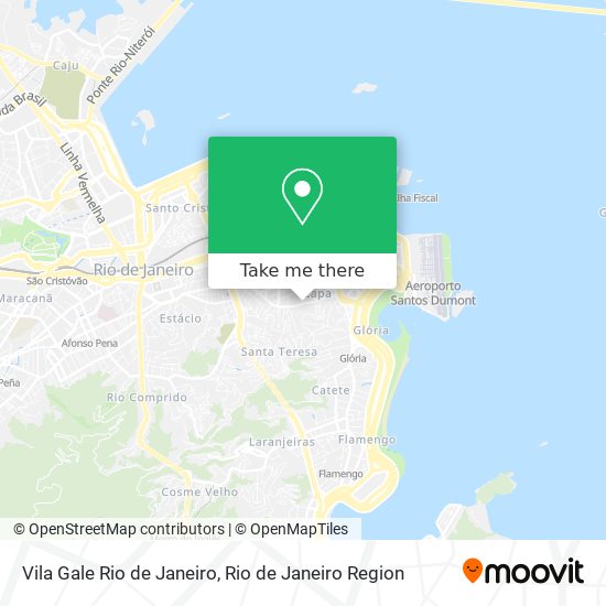 Vila Gale Rio de Janeiro map