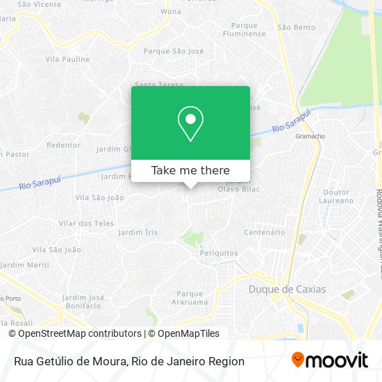 Rua Getúlio de Moura map