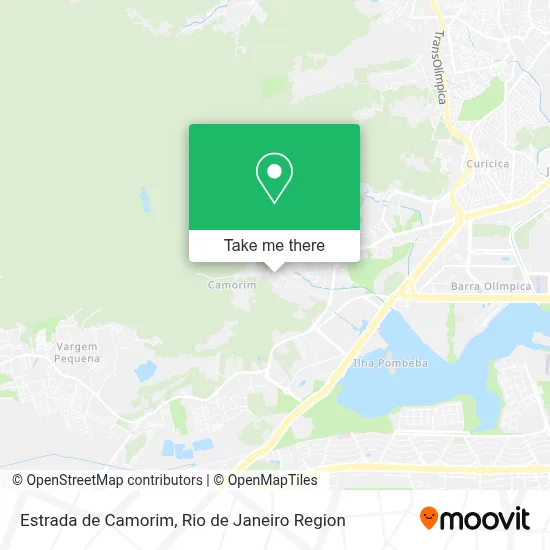 Estrada de Camorim map