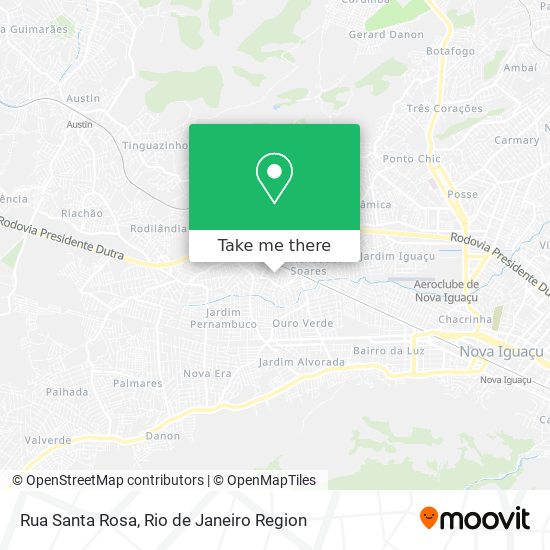 Rua Santa Rosa map