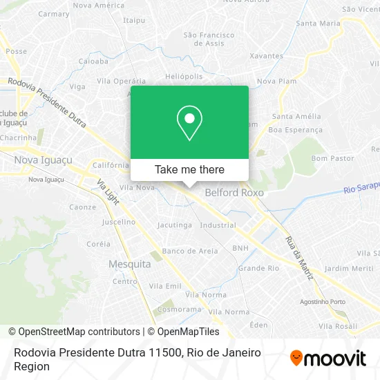 Rodovia Presidente Dutra 11500 map