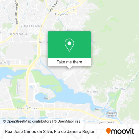 Rua José Carlos da Silva map