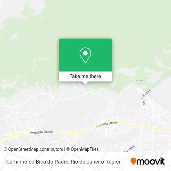 Caminho da Bica do Padre map