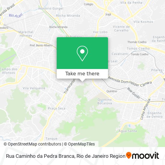 Rua Caminho da Pedra Branca map