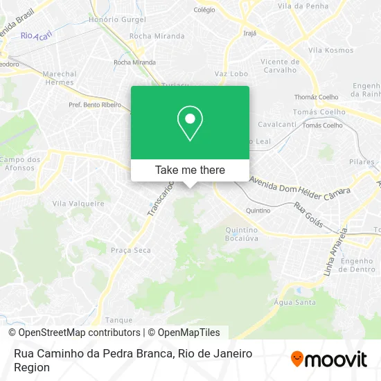 Rua Caminho da Pedra Branca map