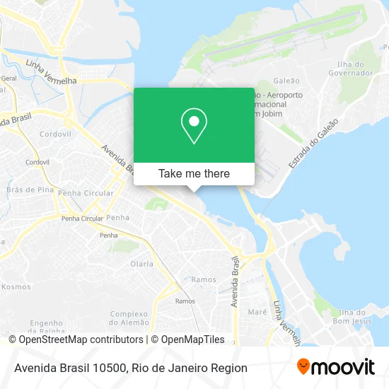 Avenida Brasil 10500 map