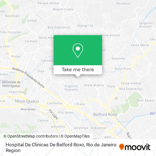 Hospital De Clinicas De Belford Roxo map