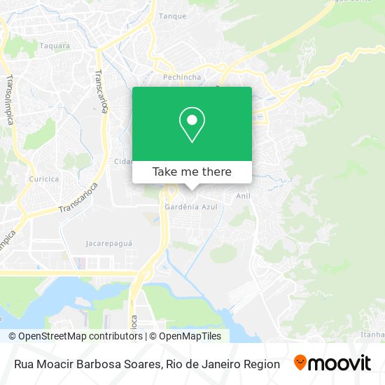 Rua Moacir Barbosa Soares map