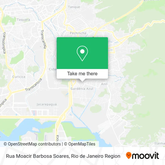 Rua Moacir Barbosa Soares map