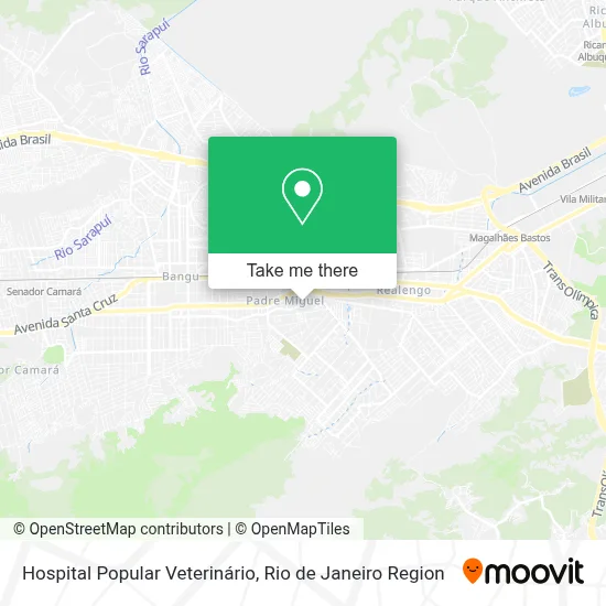 Hospital Popular Veterinário map