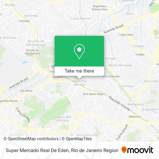 Super Mercado Real De Eden map