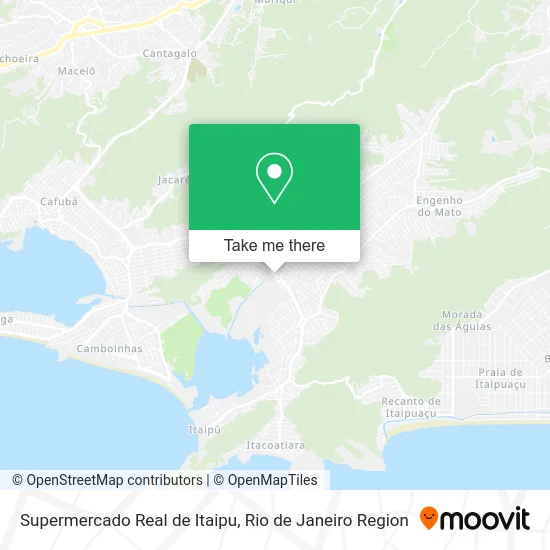 Supermercado Real de Itaipu map