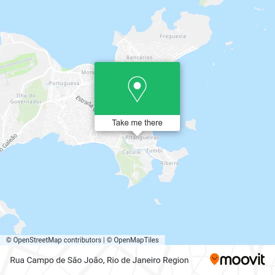 Rua Campo de São João map
