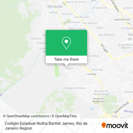 Colégio Estadual Nutha Bartlet James map