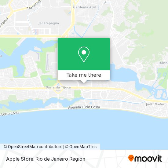 Apple Store map