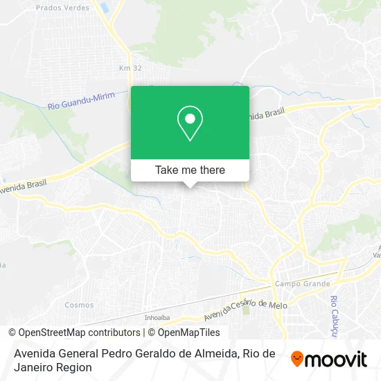 Avenida General Pedro Geraldo de Almeida map
