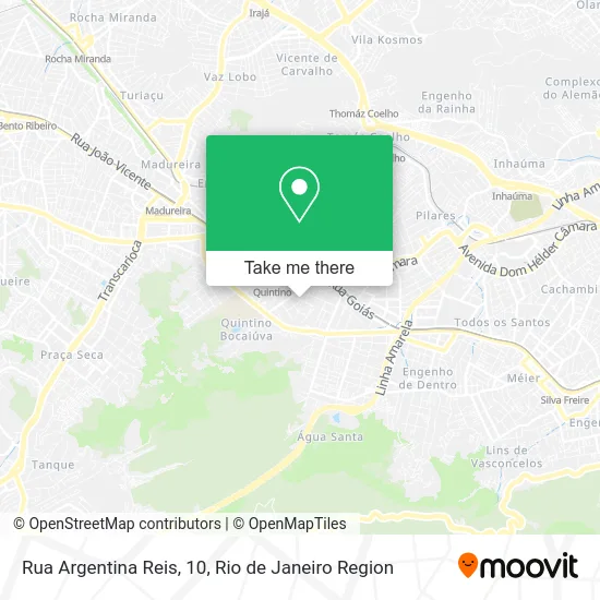 Rua Argentina Reis, 10 map